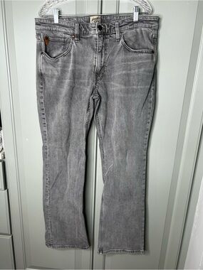 Men's Moon Shine spirit by Brad Paisley grey denim 120 proof slim boot 36W x 32L